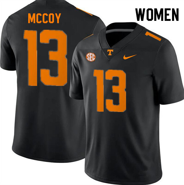 Women #13 Jermod McCoy Tennessee Volunteers College Football Jerseys Stitched-Black